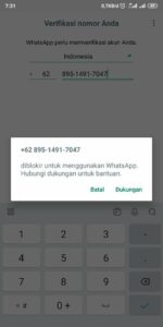 Cara Mengaktifkan Kembali WhatsApp yang Terblokir Permanen